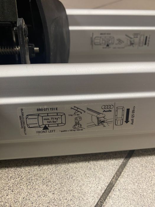 Belki bagażnik Audi