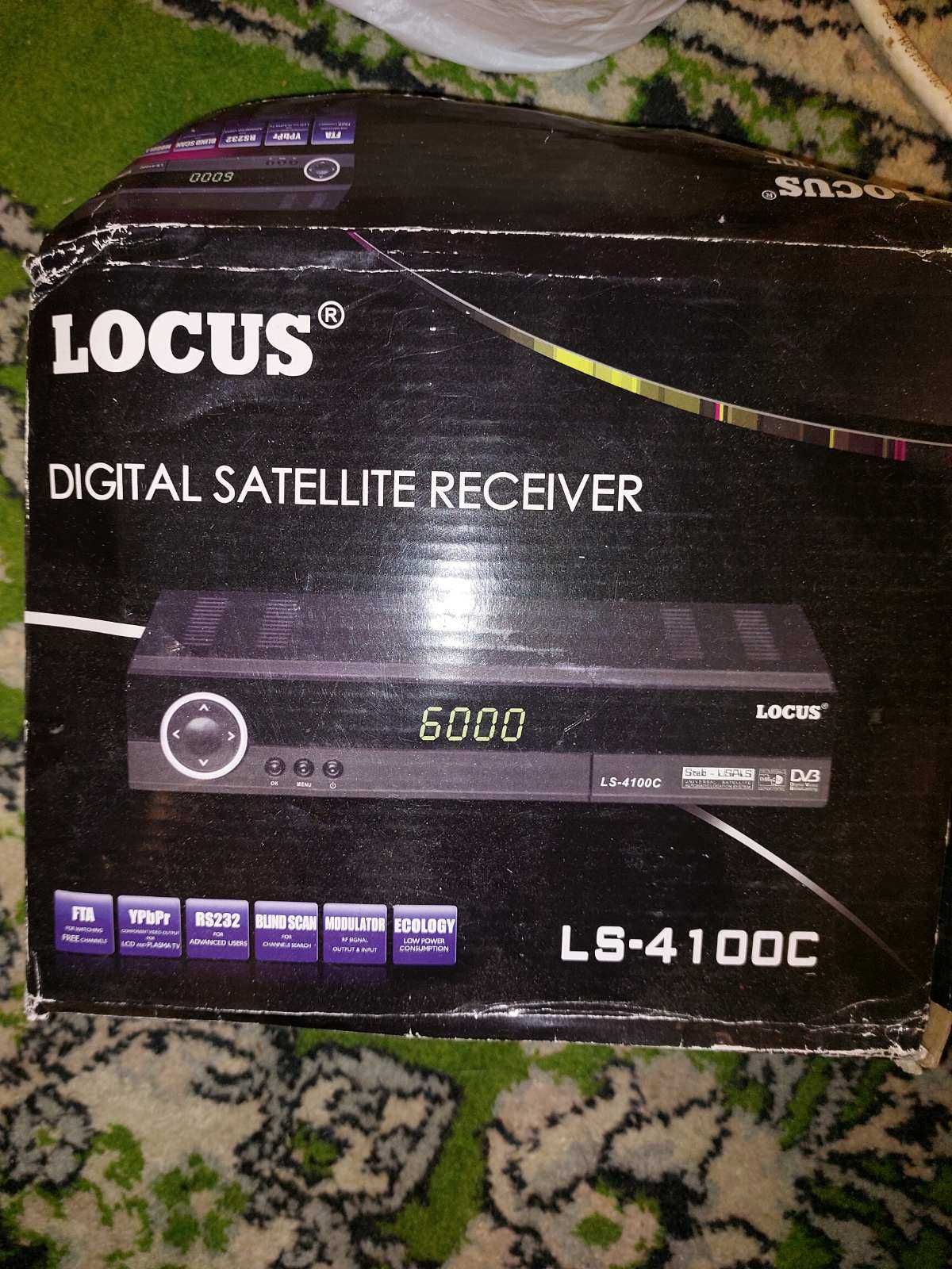 Спутниковая параболическая антена + Ресивер Locus LS-4100C