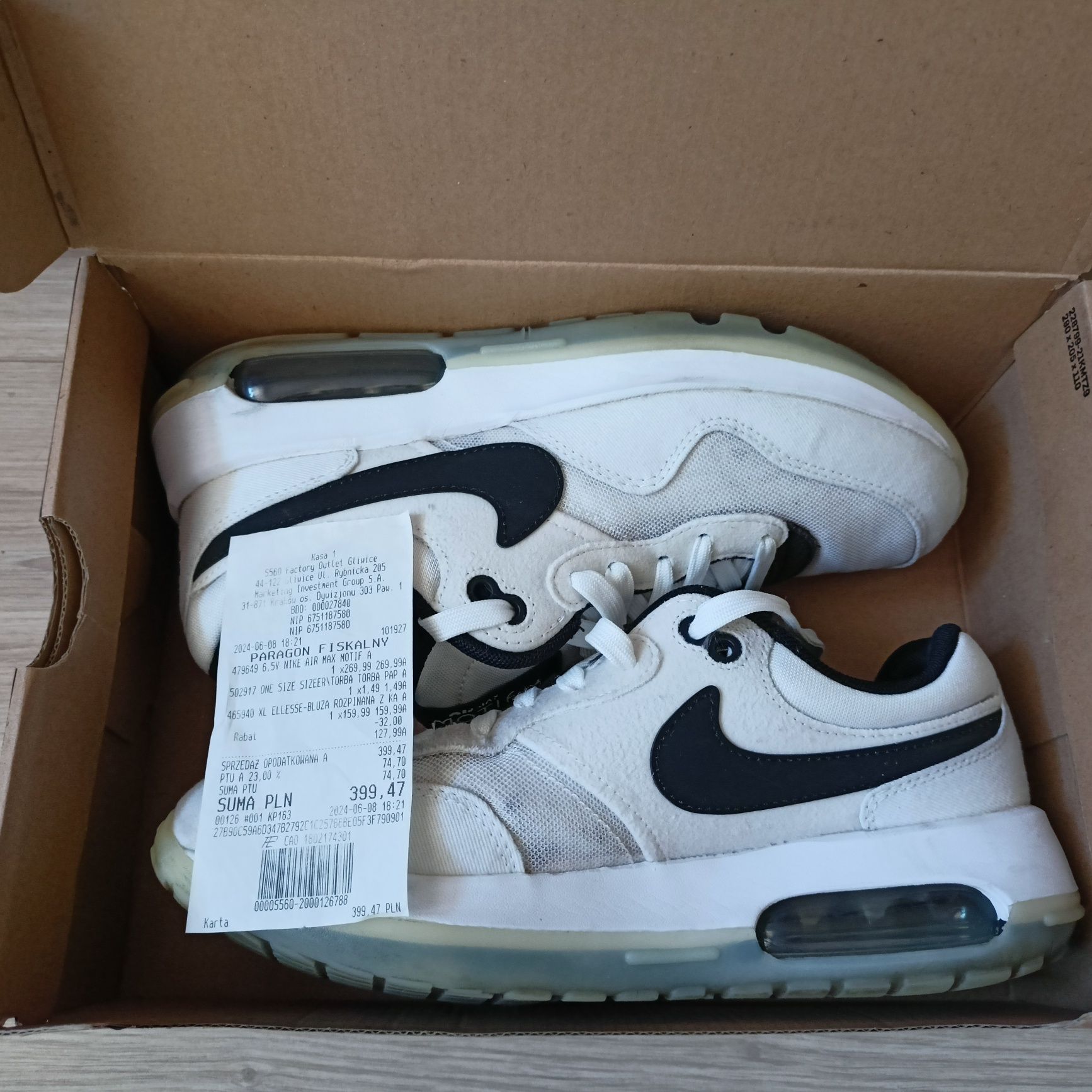 Nike Air Max motif gs rozmiar 39