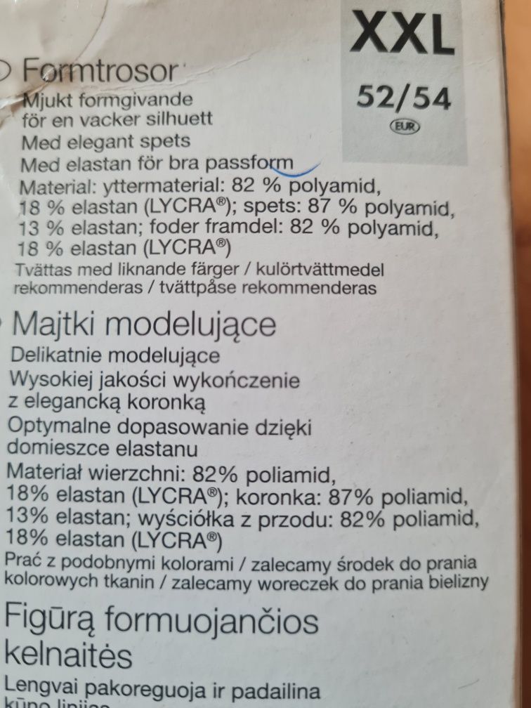 Majtki modelujące ESMARA Nowe  ciemnozielone r.L