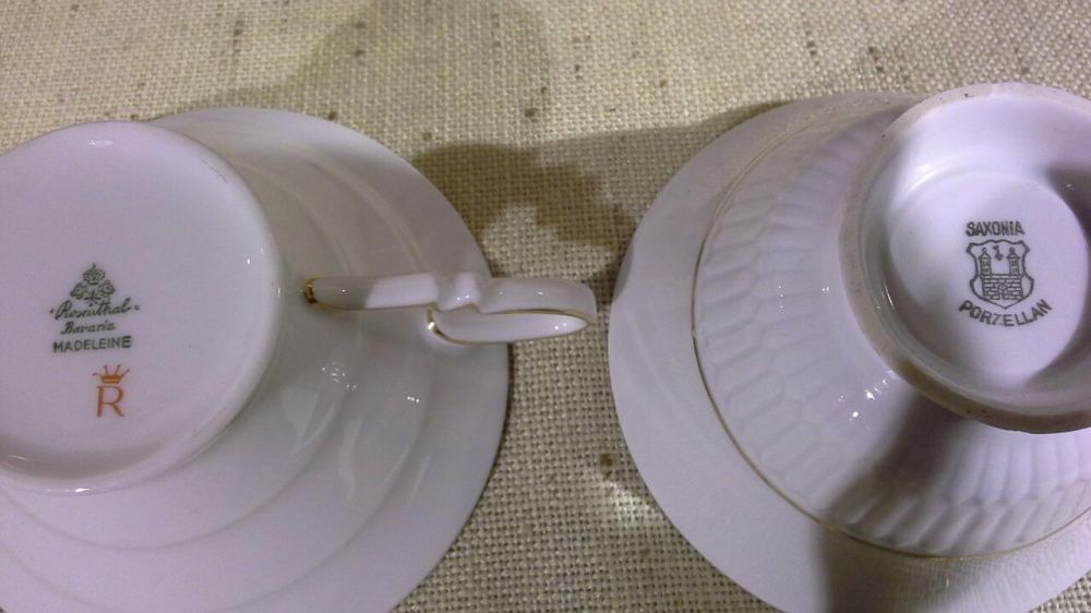 Filiżanki Rosenthal,Hutschenreuther, Paul Miller,Saxonia, Art Deco