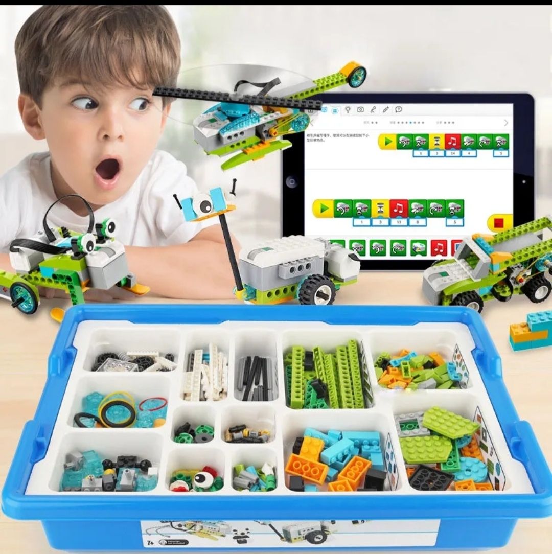 LEGO WeDo 2.0, запауовані, конструктор, робототехніка, програмування,