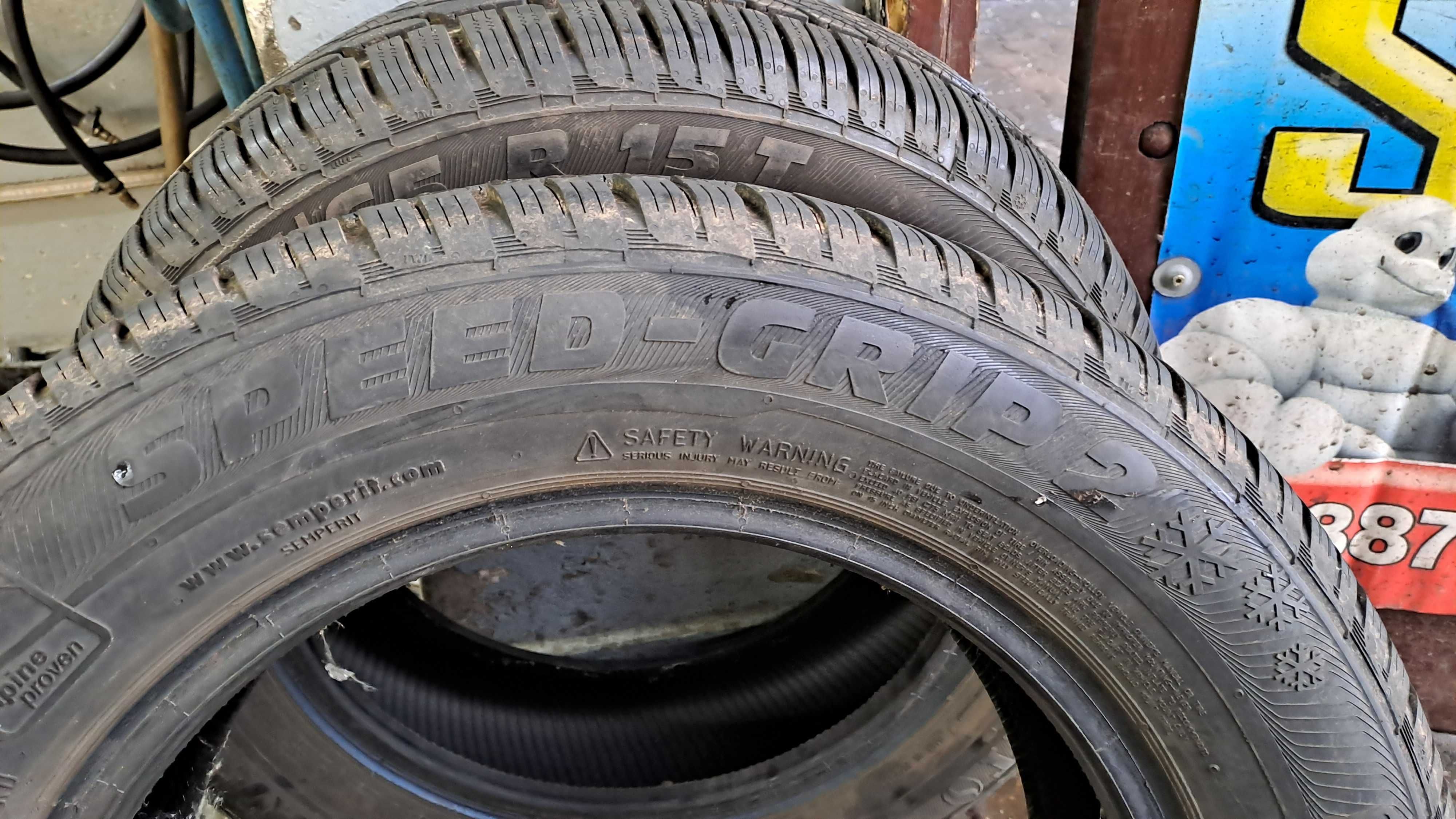 185/65r15 semperit opony zimowe uzywane 7mm bieznik