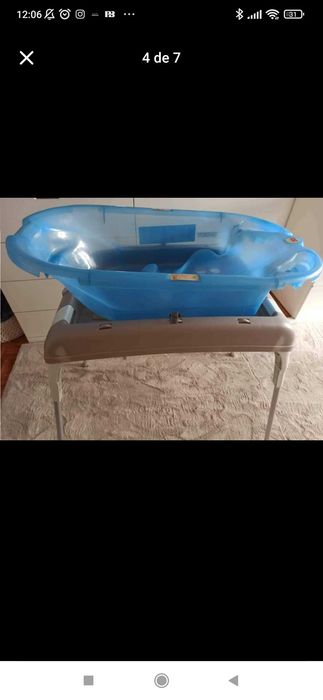 Mesa de suporte para banheira/ muda fraldas