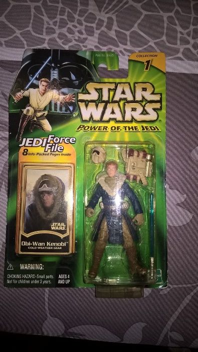 Star Wars Obi-Wan Kenobi Power of the Jedi 2000 Hasbro NOVO