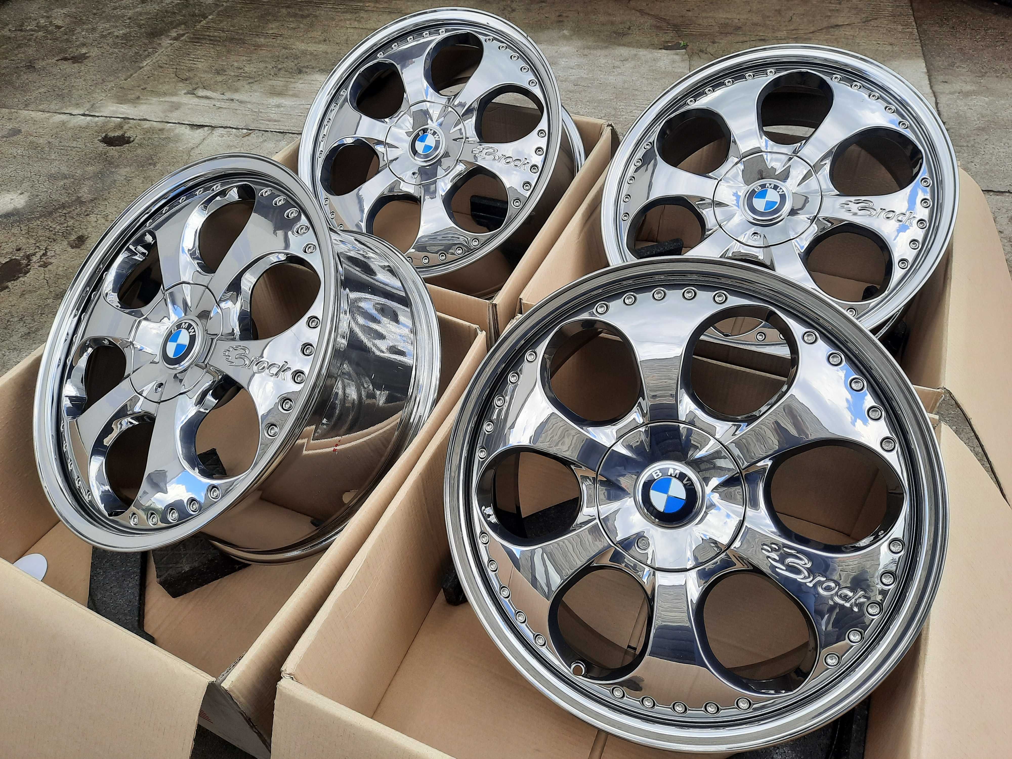 Alufelgi 19 BMW 5x120 3 5 X1 X3 F30 F25 F10 E90 E84 E83 E46 E91 CHROM!