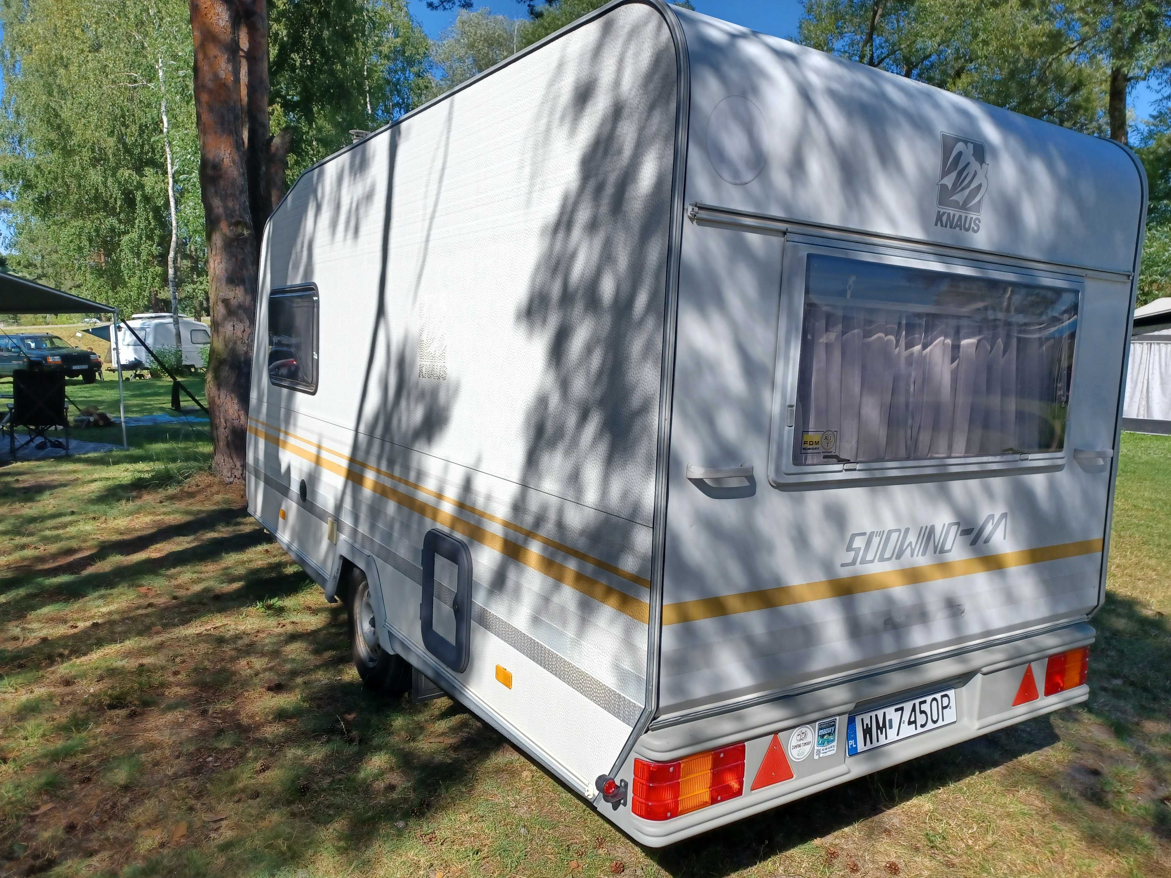 Przyczepa Knaus Sudwind niskie dmc 1000kg łóżko piętrowe dla dzieci