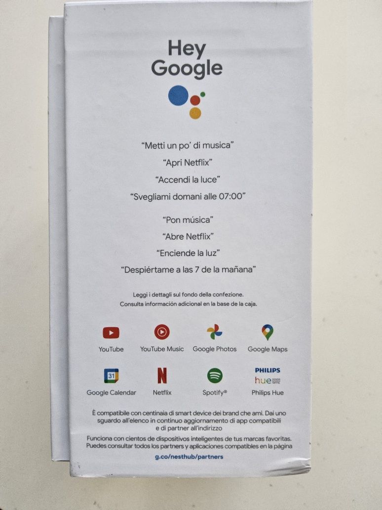 Coluna Inteligente c/ Ecrã Touch 7'' Google NEST HUB (2ª geração)