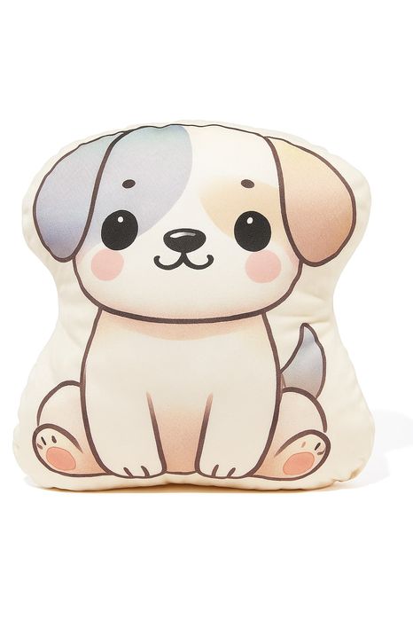 Poduszka dekoracyjna wzór Piesek 38x28 cm plusz miękka przytulanka