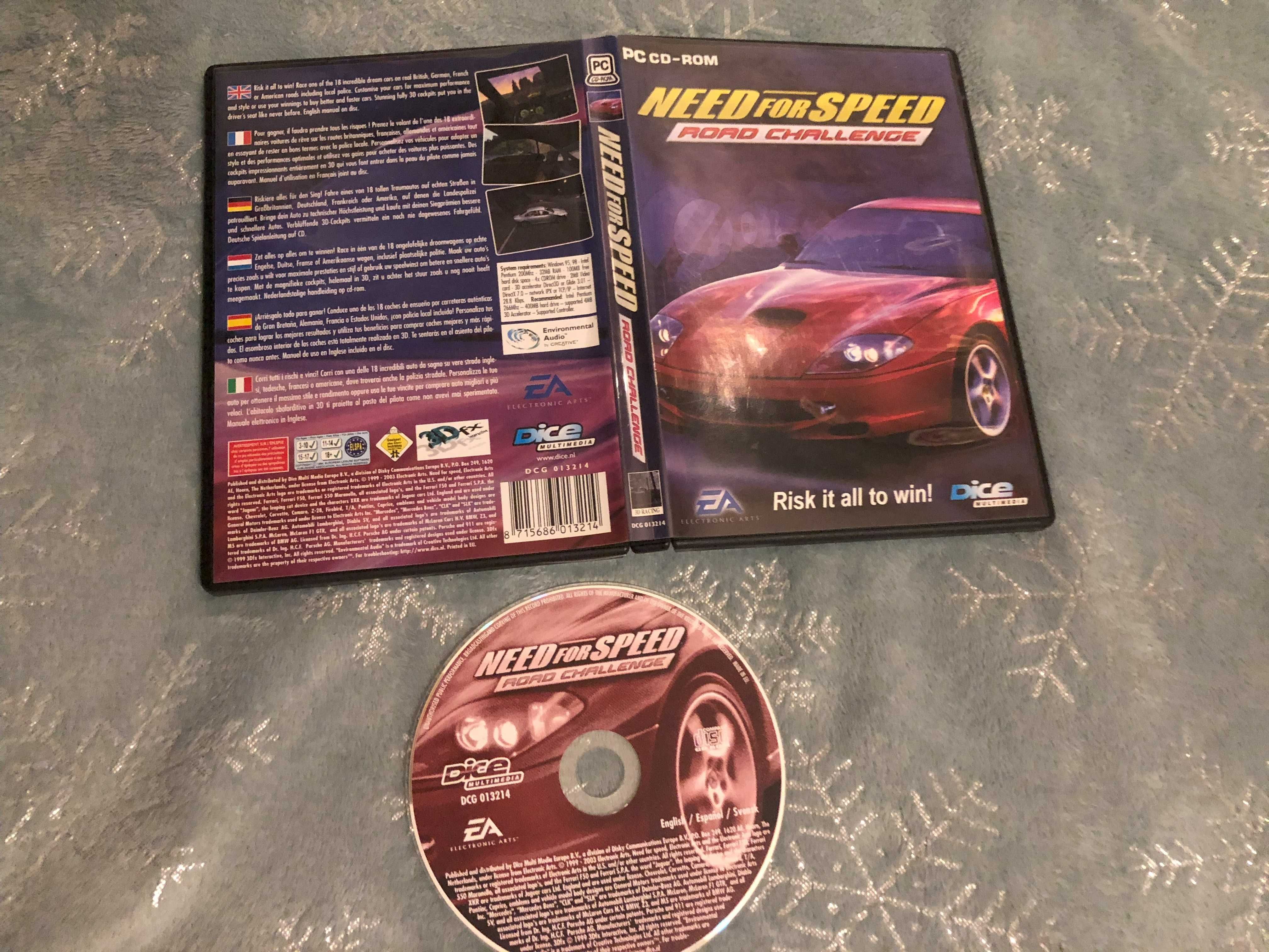 Need for Speed 4 Road Challenge z 1999 - WYŚCIGI PC- UNIKAT - jak NOWA