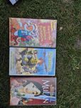 Zestaw kaset VHS Shrek Mulan Kubuś puchatek