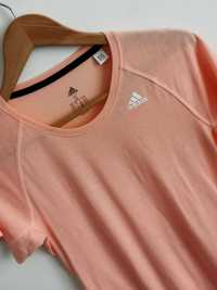 Adidas t-shirt koszulka krótki rękaw sportowa logowana damska S