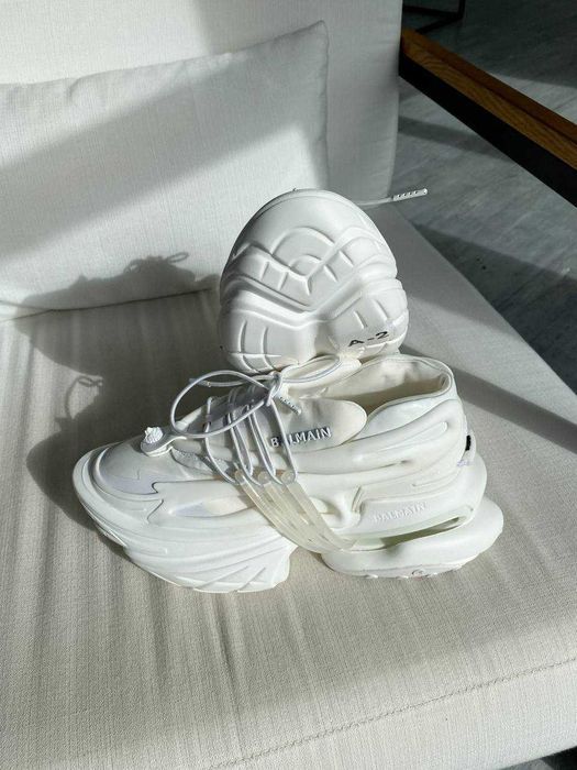 Кросівки Balmain Unicorn Low-Top Premium White/Grey