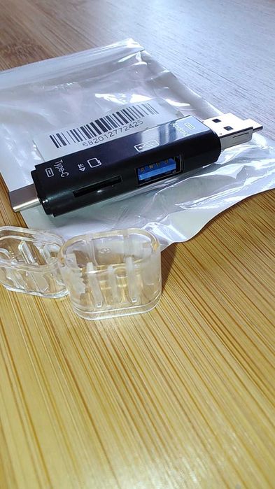Leitor adaptador USB OTG 4 em 1 - NOVO