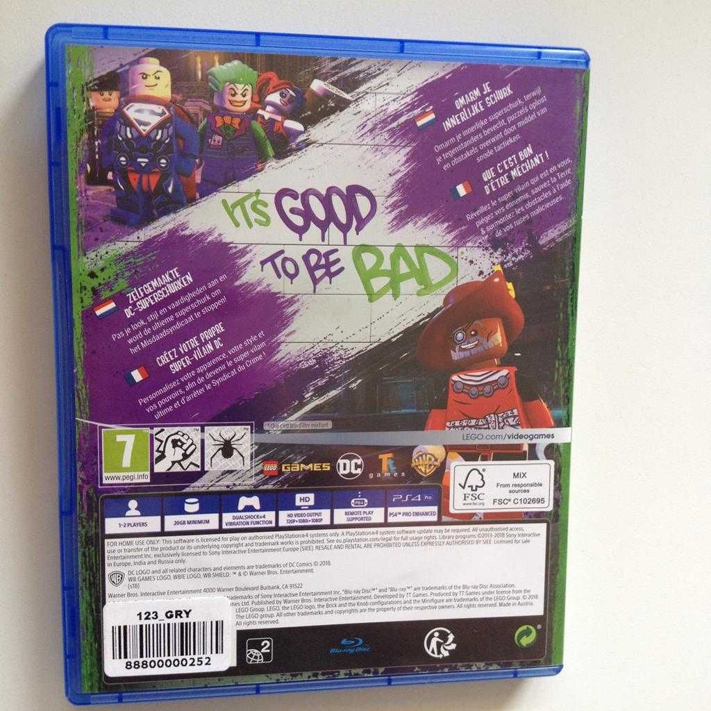 LEGO DC Super-Villains Superzłoczyńcy PL PlayStation 4 PS4 Sklep W-wa