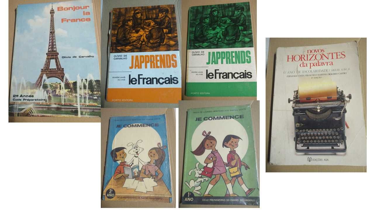 Vários livros de línguas