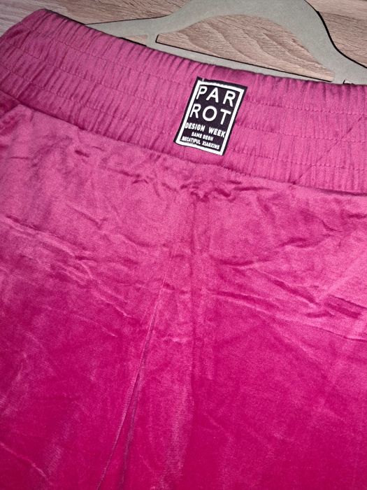 Spodnie welurowe dresy