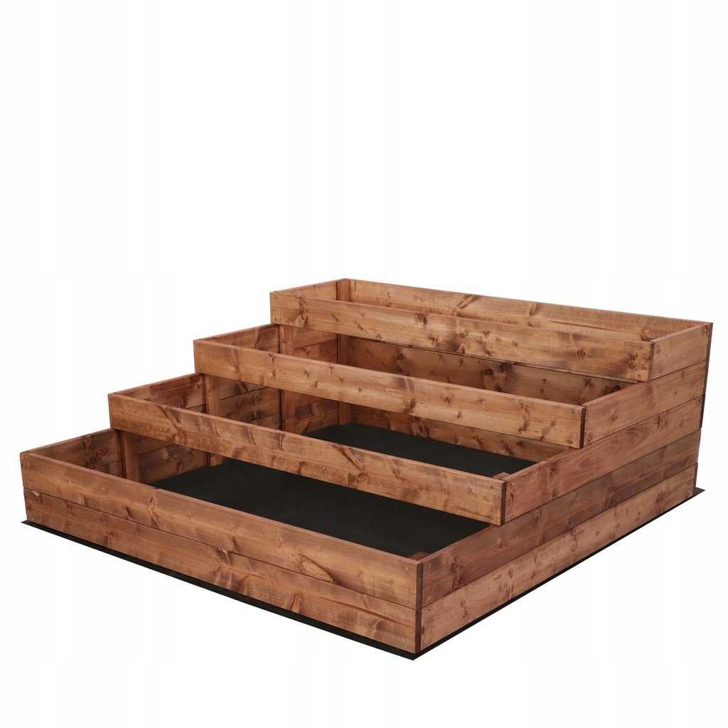 Skrzynie ogrodowe na warzywa warzywniak donica 45x120x120 IMPREGNOWANY