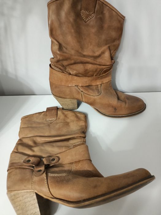 Шкіряні чоботи козаки