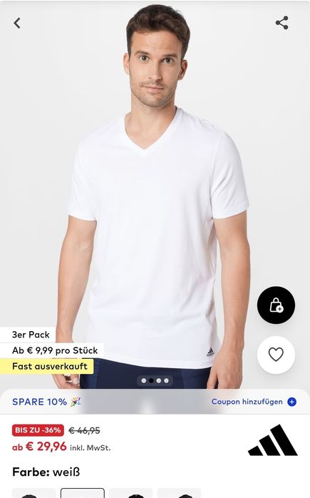 Футболка Adidas L(48) чоловіча чорна dry-fit aeroready