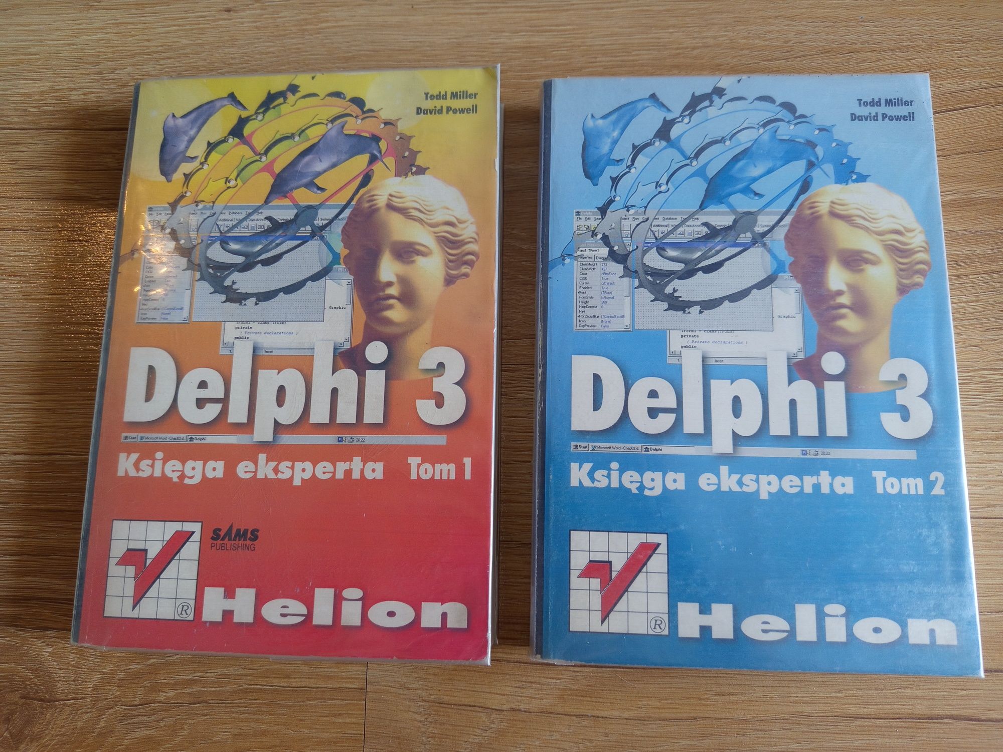 Książki Delphi 3 Księga eksperta tom 1 i 2 T. Miller D. Powell
