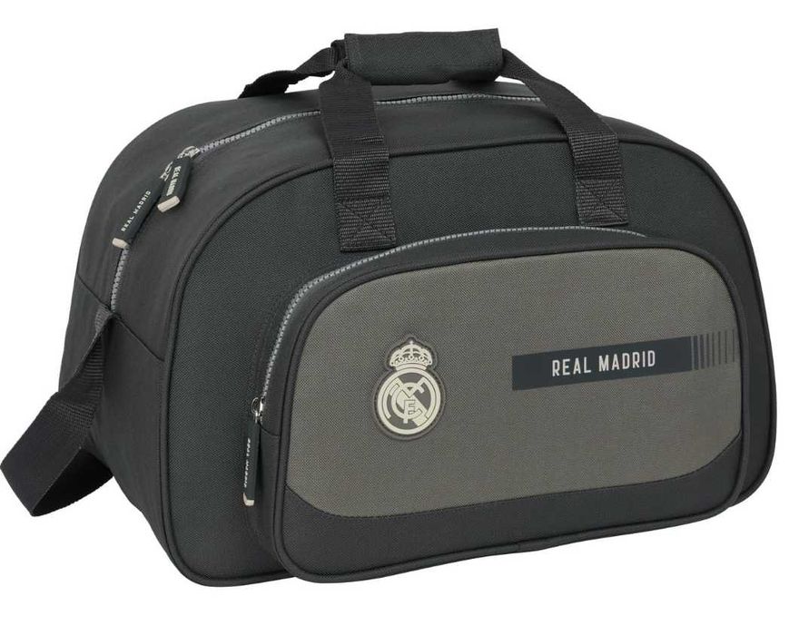 Real Madryt Torba Sportowa Podróżna Oryginalna Pojemna Szara