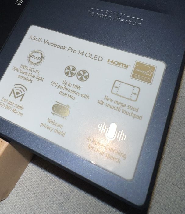 Laptop Asus Vivobook Pro 14 OLED 16/512 SSD, Ryzen 5, Harman Kardon