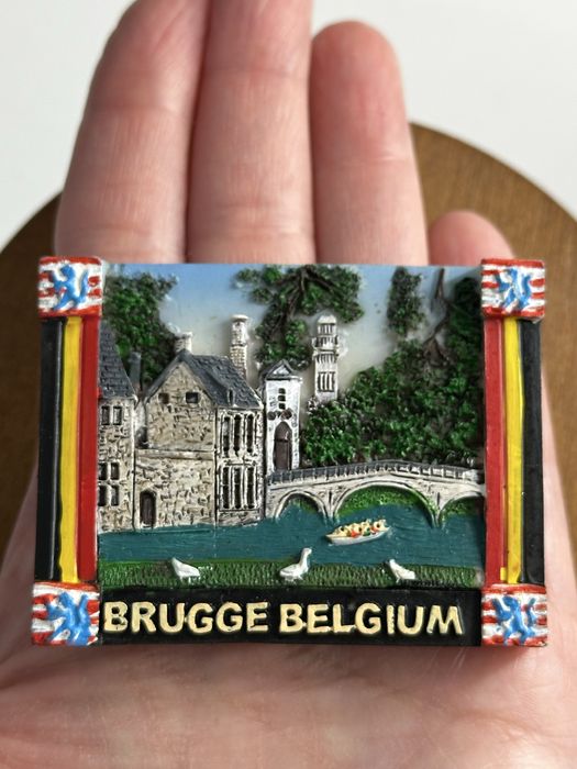 Magnes na lodówkę Belgia Bruggia