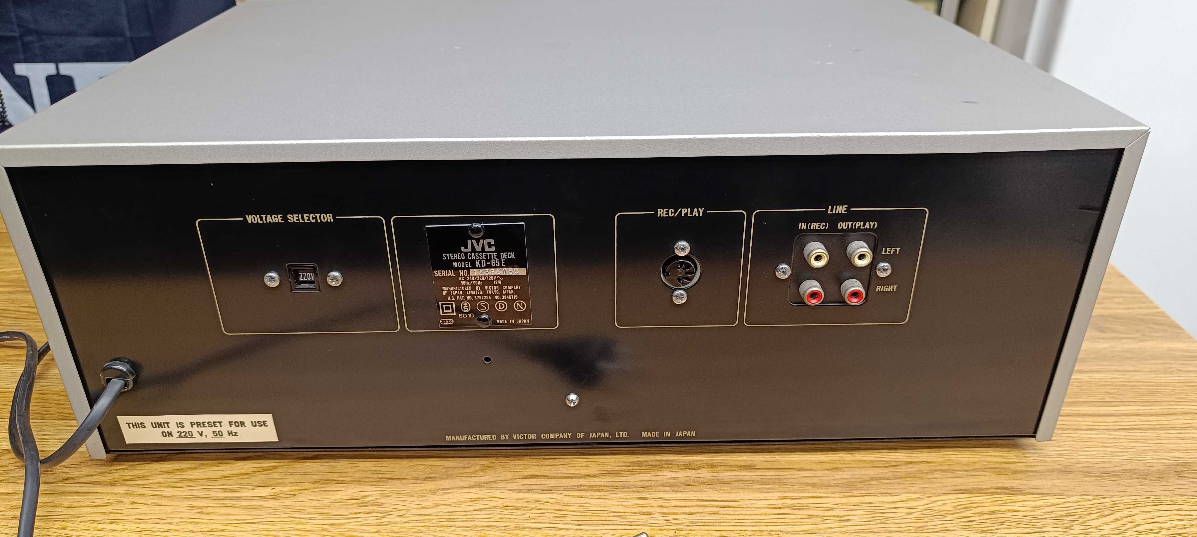 Касетна дека  JVC KD-65 (відео роботи перед покупкою)