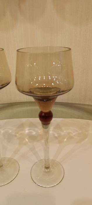 Фужеры маргацевое стекло.