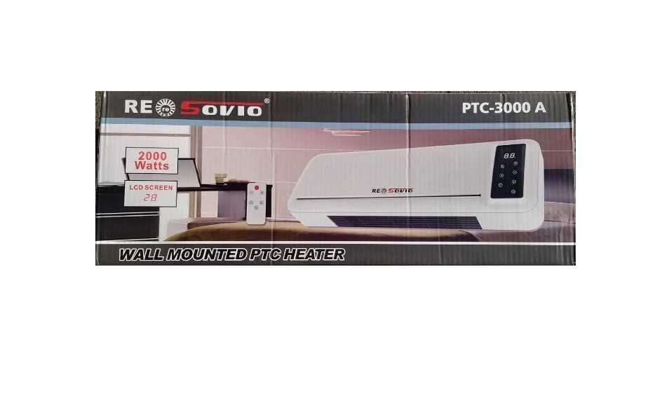 Обігрівач на стіну 2000 Вт тепловентилятор PTC-2000A