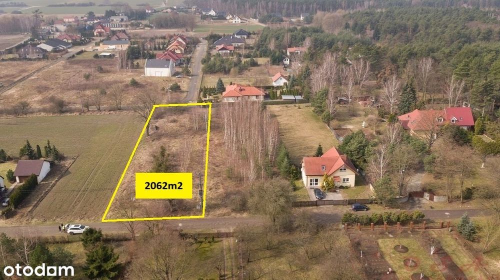 Działka budowlana uzbrojona 2075m2 MPZP Promienko + światłowód