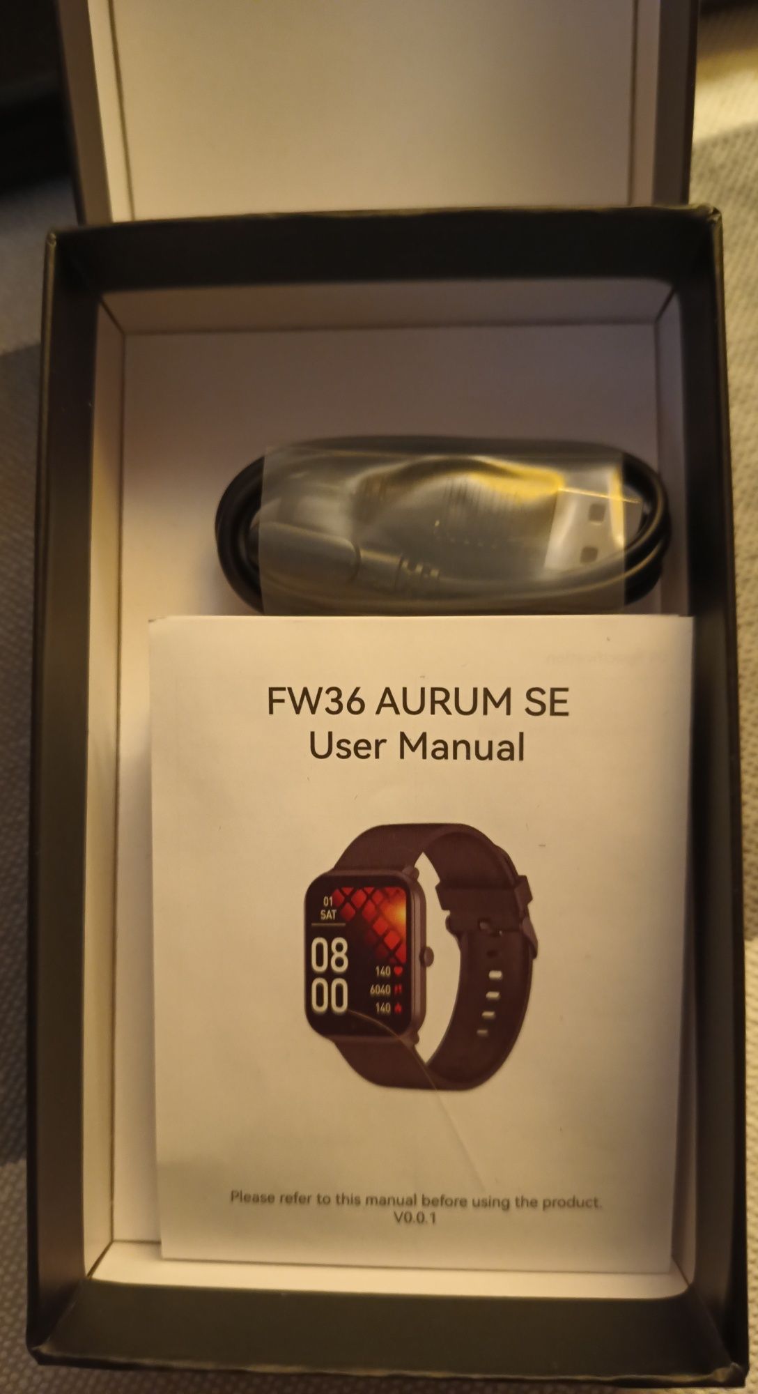 Smartwatch Maxcom Fw36 Aurum Se Czarny