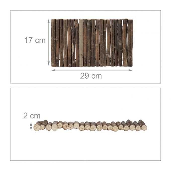 2s219. Mostek dla gryzoni drewniany mały 29 cm