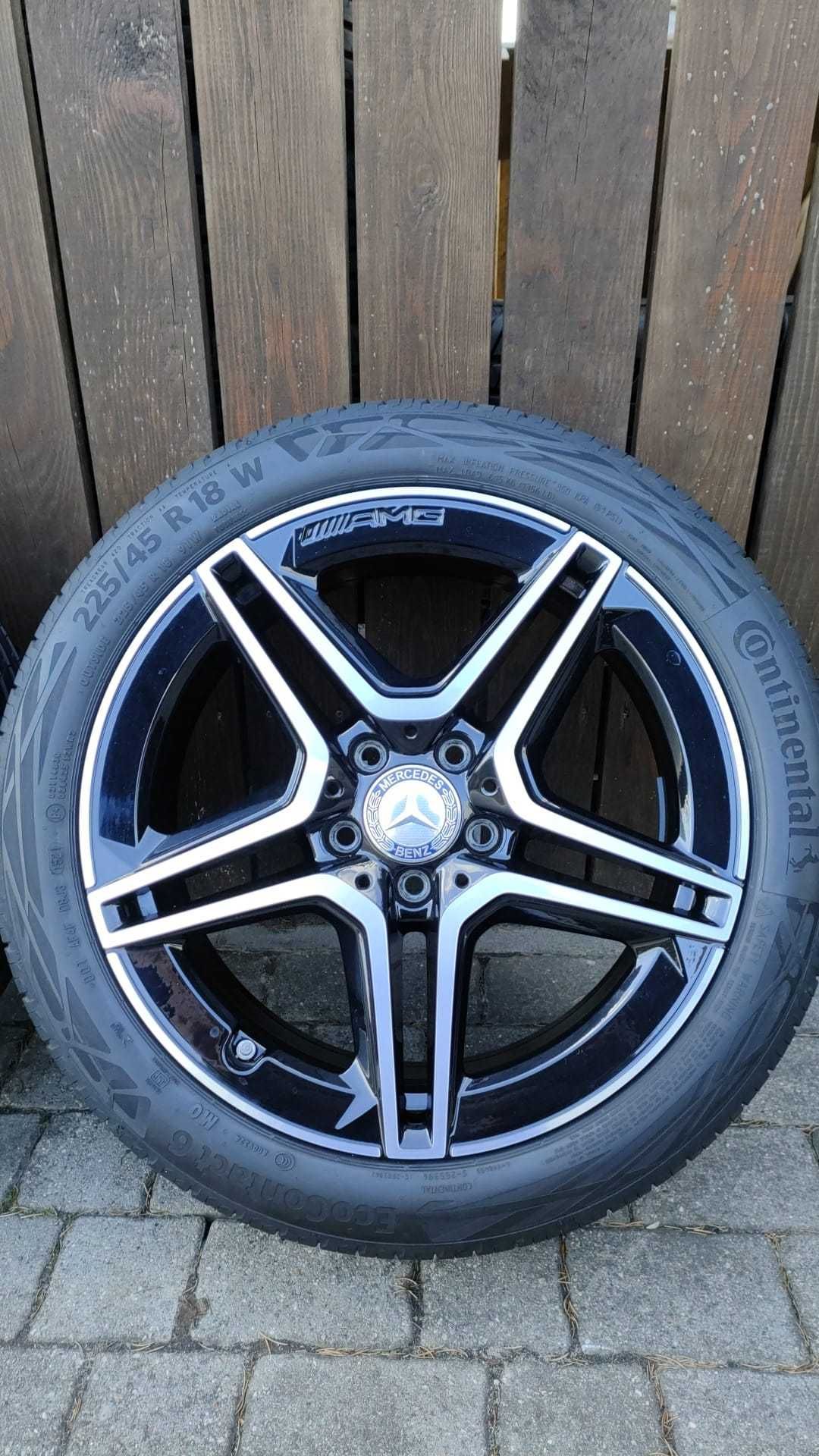 Koła Mercedes A Klasa W177 B Klasa 5x112 18''opony  225/45/18 (OL1607)