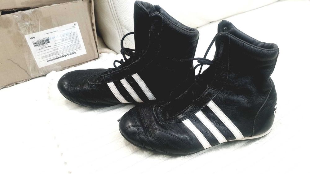 Боксерки детские кожанные adidas