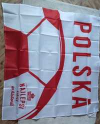 Flaga kibica Tyskie Polska duża nowa