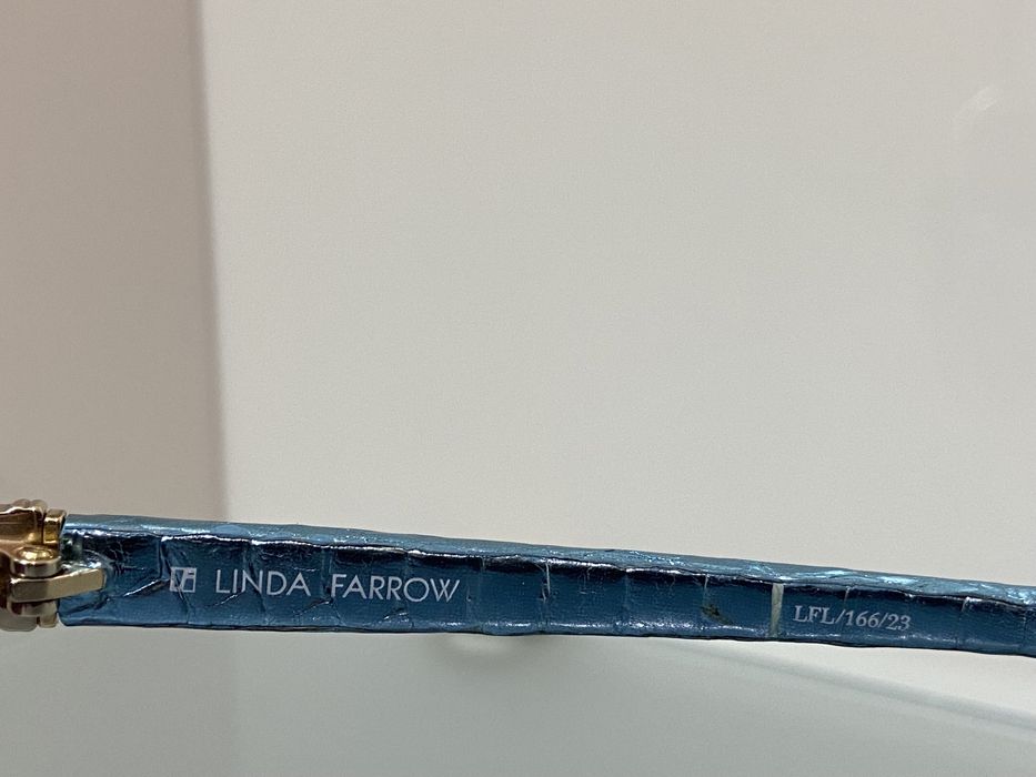 Окуляри сонцезахисні  Linda Farrow! Зміїна шкіра на дужках