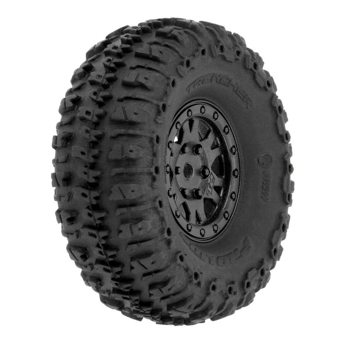 Колеса 1/24 Trencher F/R 1.0 Proline и амортизаторы на Axial SCX24