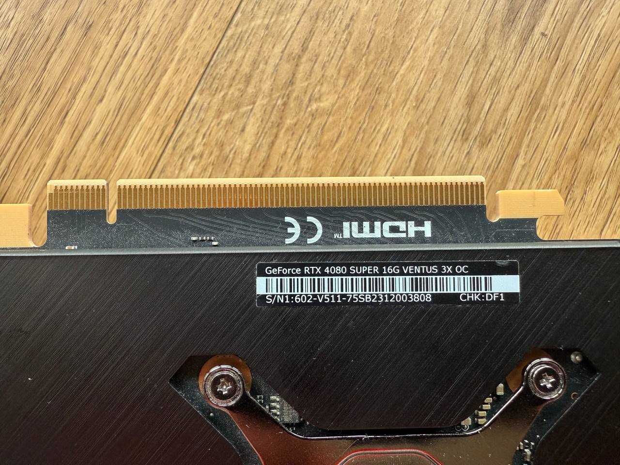 Karta graficzna MSI Geforce RTX 4080 super 16gb ventus 3x oc