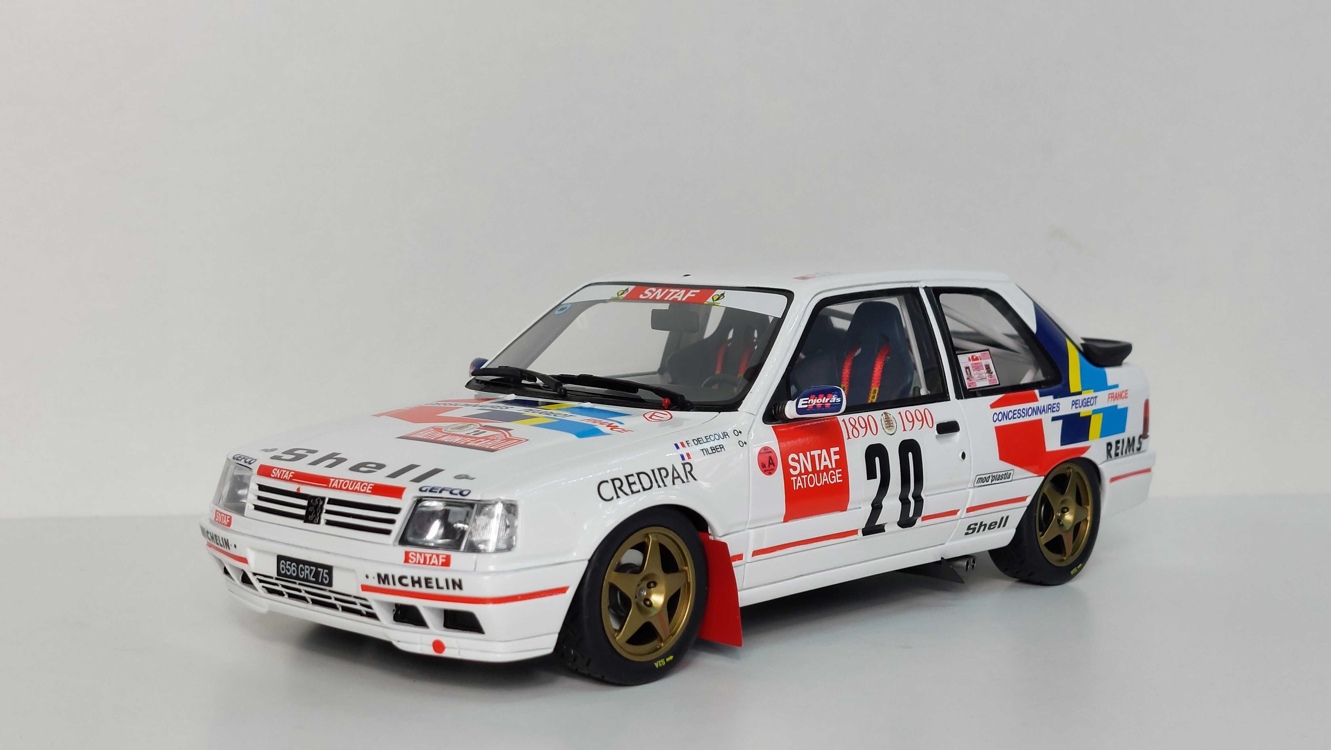 Peugeot 309 Gti Gr.A F.Delecour Monte Carlo 1990 Otto 1:18