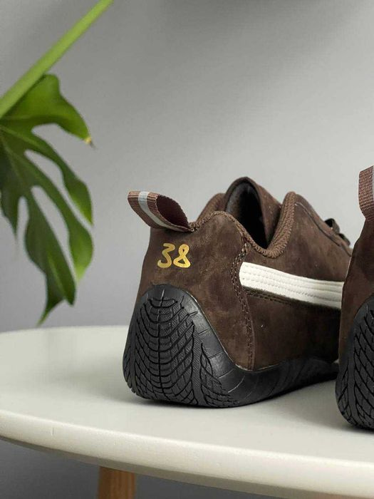 ТОП! Puma Speedcat Suede Balenciaga Brown/Black/Pink 36 37 38 39 40 41
