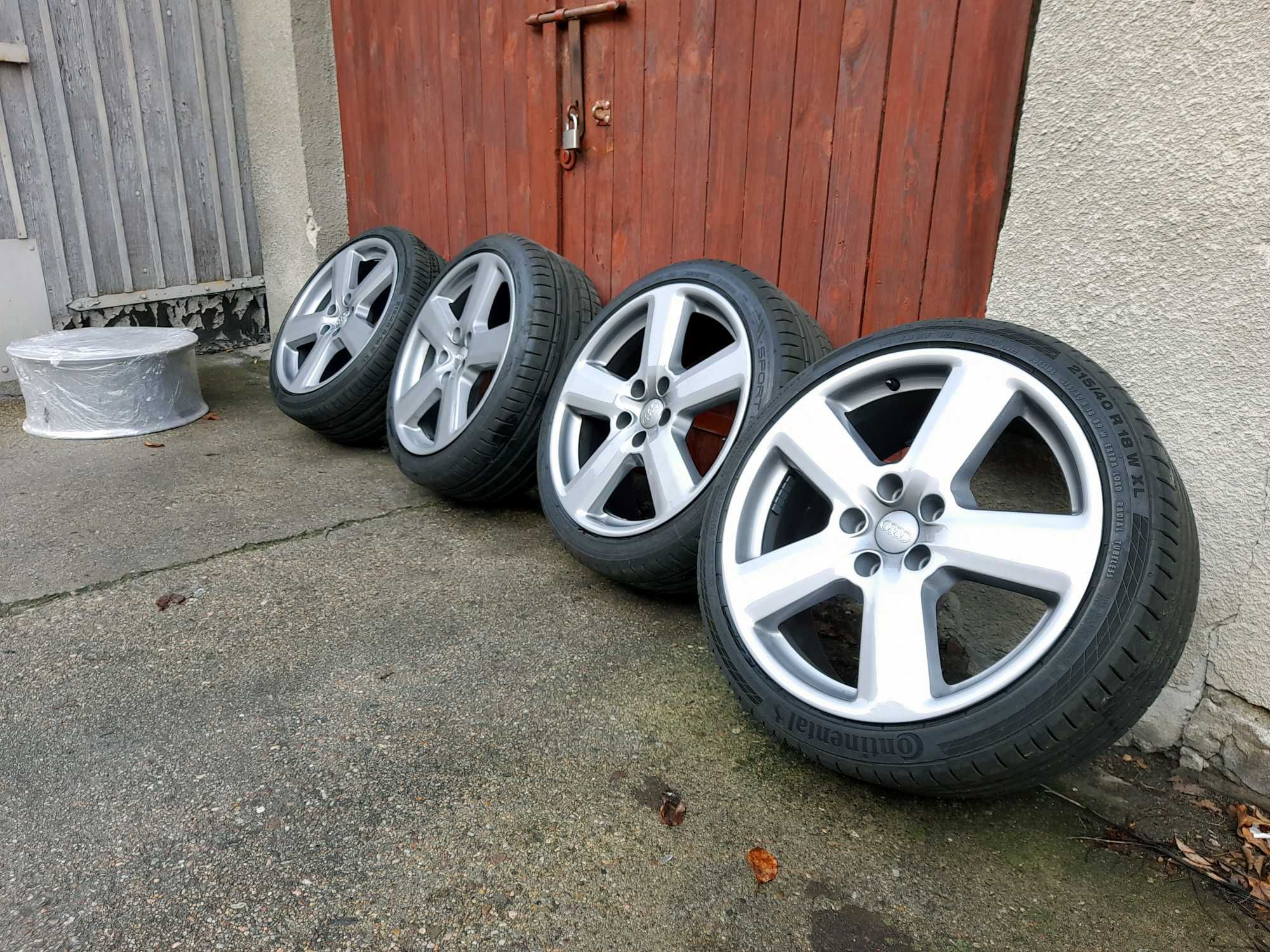 Felgi RONAL oryginał 18 8J ET43 VW AUDI S-Line RS4 RS6 Opony 215/40/18