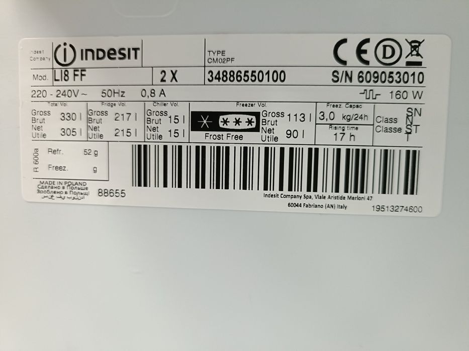 Combinado Indesit