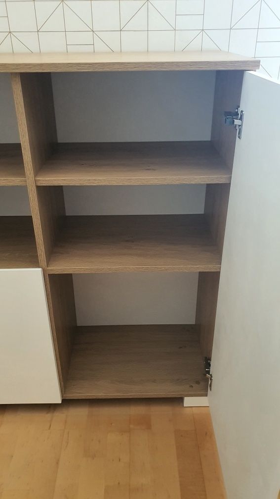 Regał niski Meblik Uni Oak