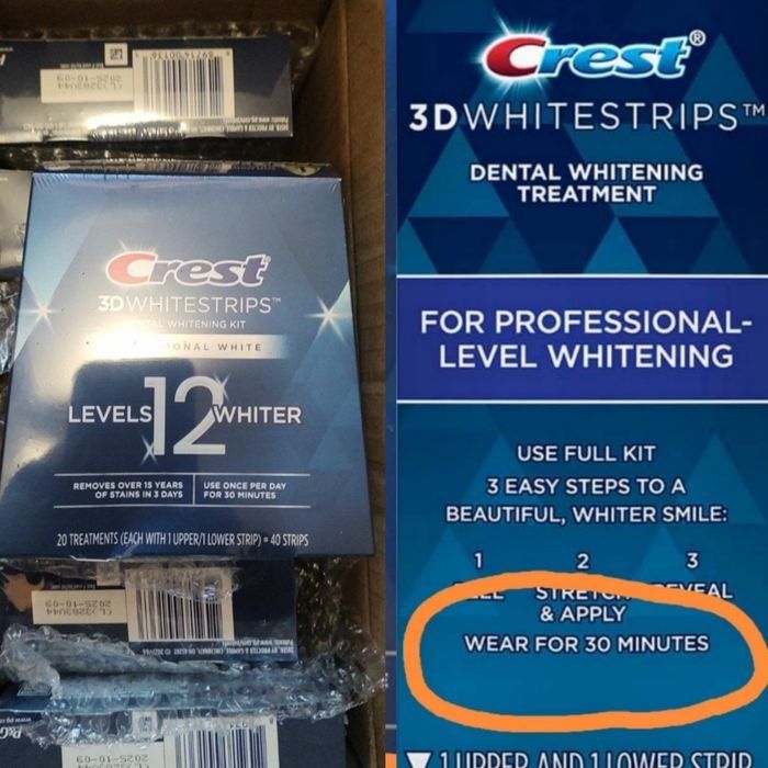 Crest 3D Professional whitestrips профессиональные полоски отбеливание
