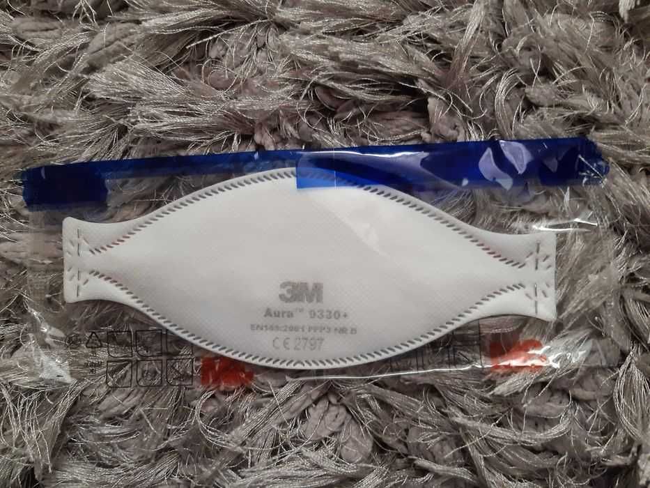 Maska 3M Aura 9330+ FFP3, 100 sztuk najlepsza ochrona produkcja UK