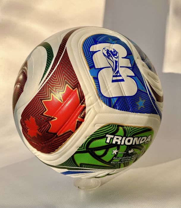 Якісний Футбольний мʼяч TRIONDA FIFA World Cup 2026, size5. Термошов
