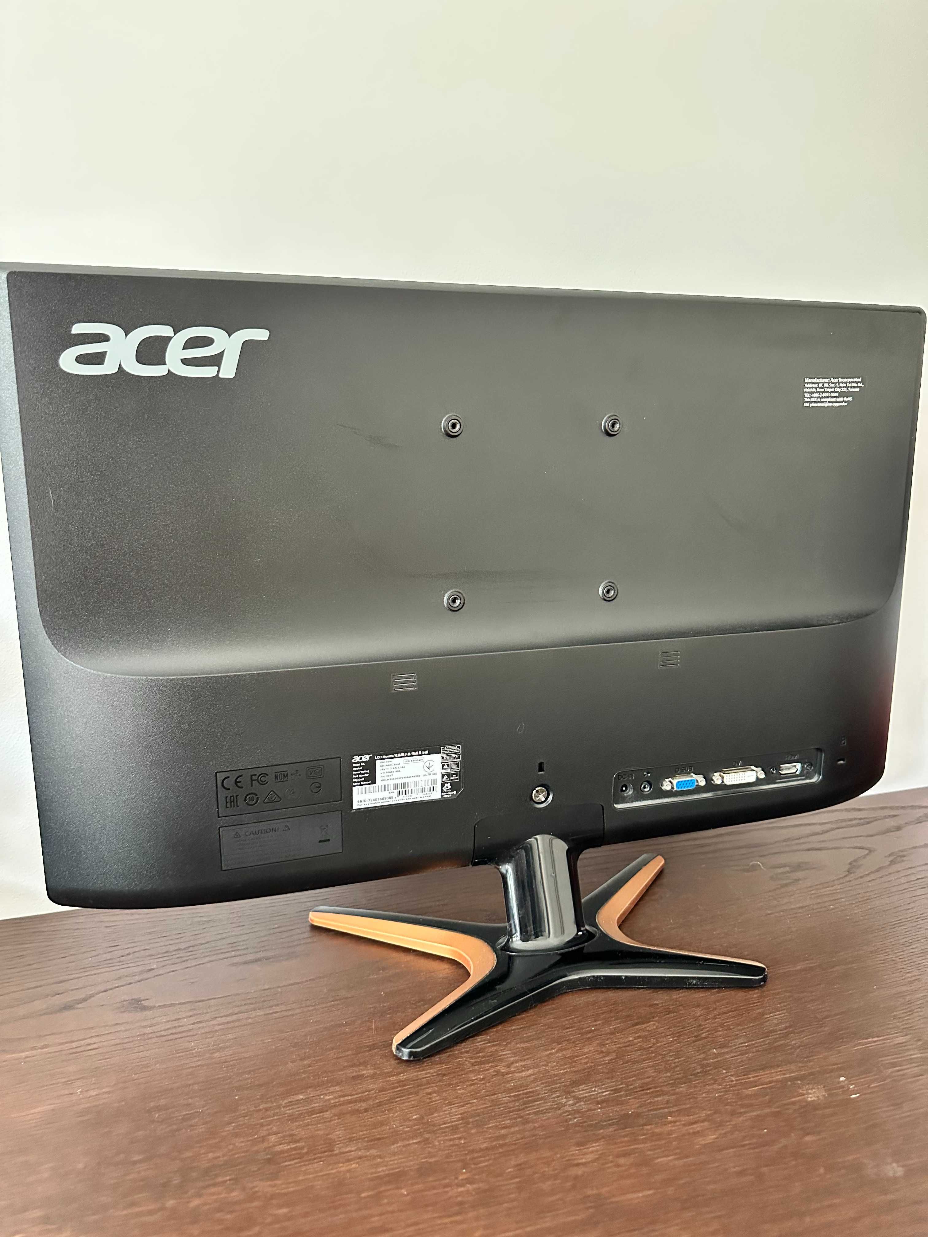Monitor Acer GN246HL - 24 Cale, 144Hz, 1ms - Idealny do Gier!