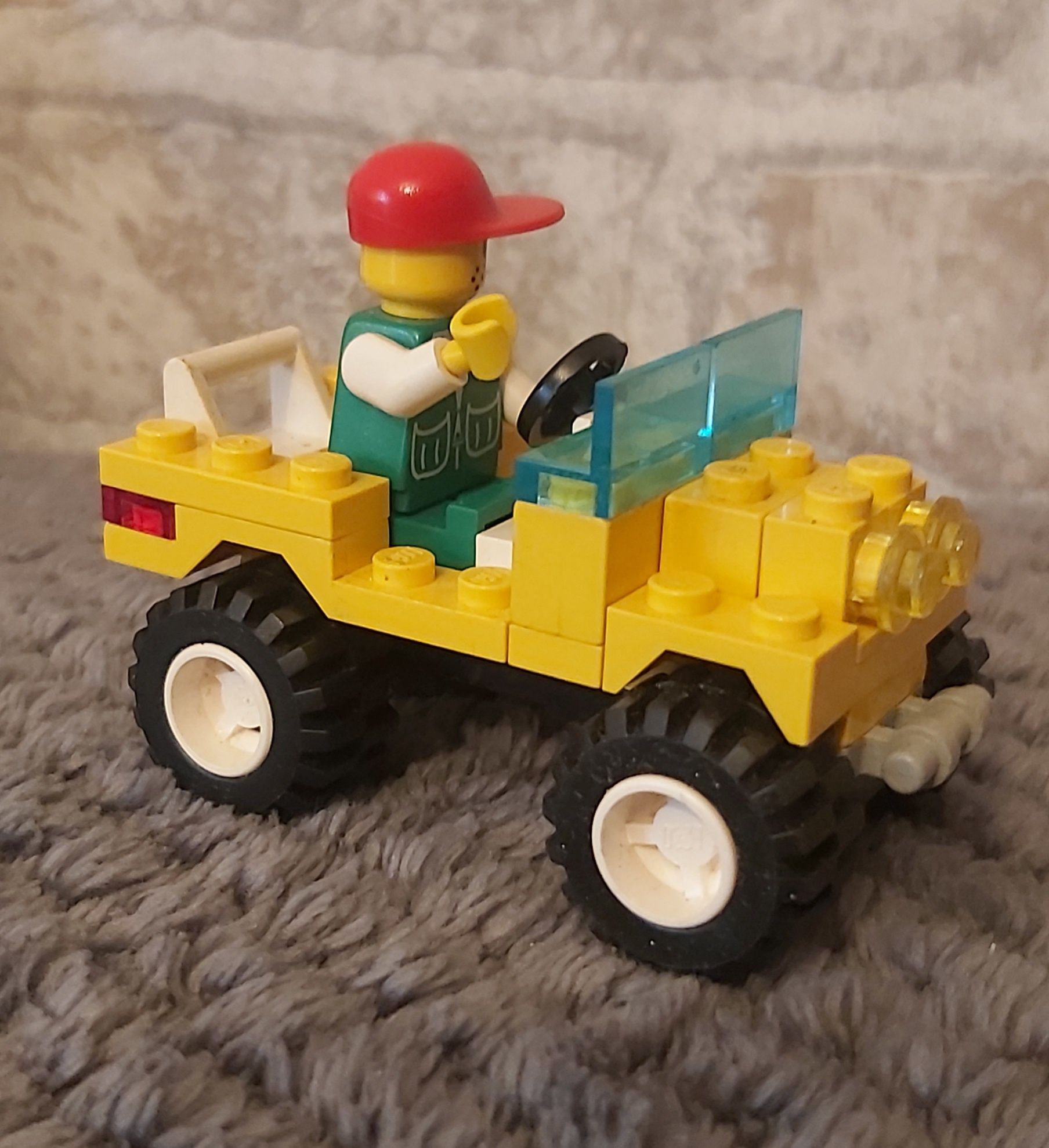 Lego Jeep autko z figurką